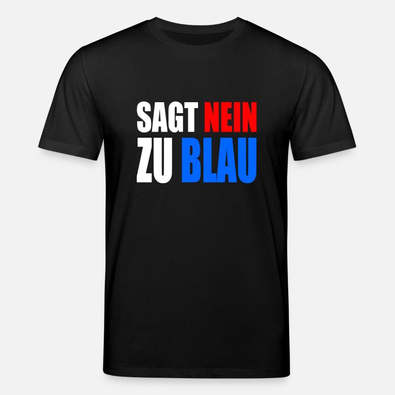 Dites non au bleu - T-shirt bio CREATOR Stanley/Stella Unisexe - noir