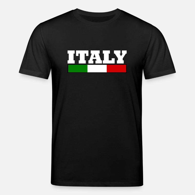 Italie drapeau - T-shirt bio CREATOR Stanley/Stella Unisexe - noir