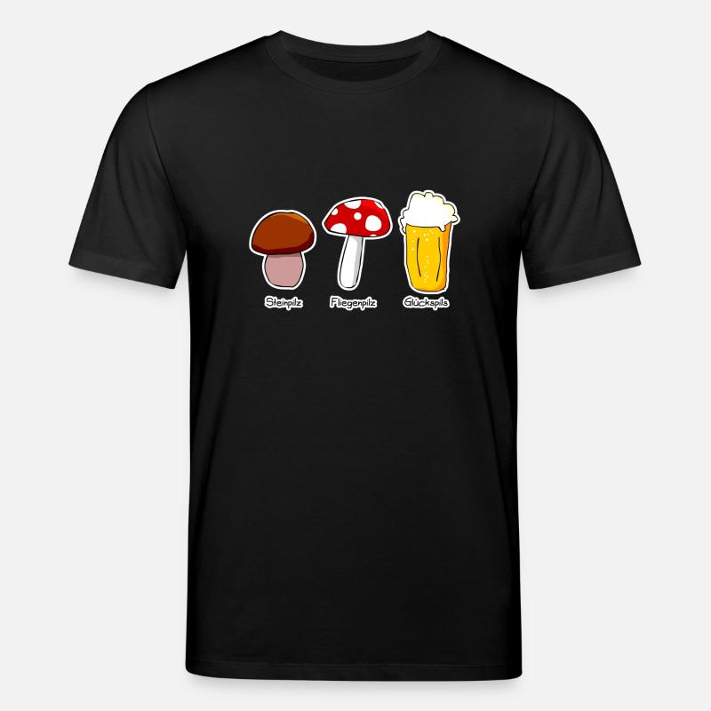Pilze - Stanley/Stella Unisex Bio-T-Shirt CREATOR  - Schwarz