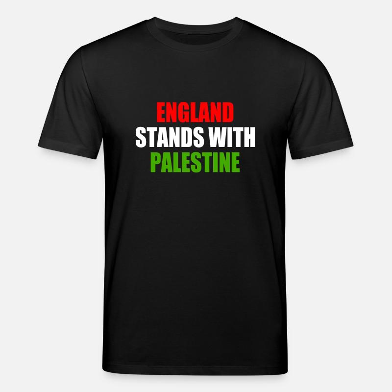 England stands with palestine - T-shirt bio CREATOR Stanley/Stella Unisexe - noir