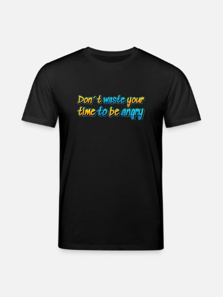 Don't waste your life.. - Stanley/Stella CREATOR Unisex Organic T-Shirt - black