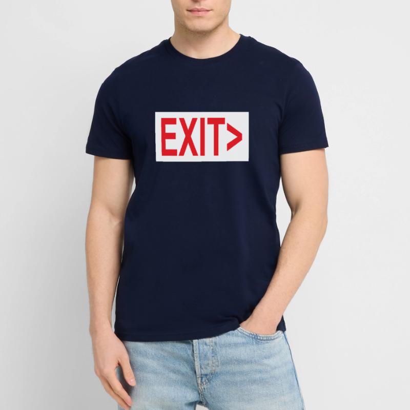 Exit / Exit / Emergency Exit Stanley/Stella CREATOR Unisex Organic T-Shirt