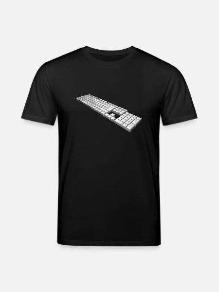 keyboard - Stanley/Stella CREATOR Unisex Organic T-Shirt - black