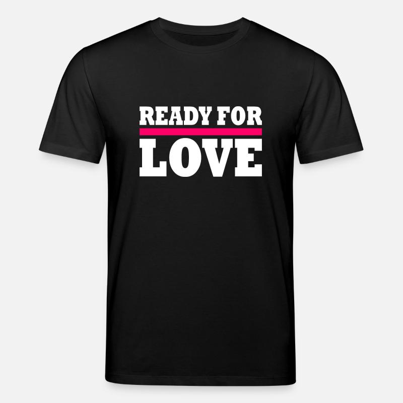 Ready for love - Stanley/Stella Unisex Bio-T-Shirt CREATOR - Schwarz