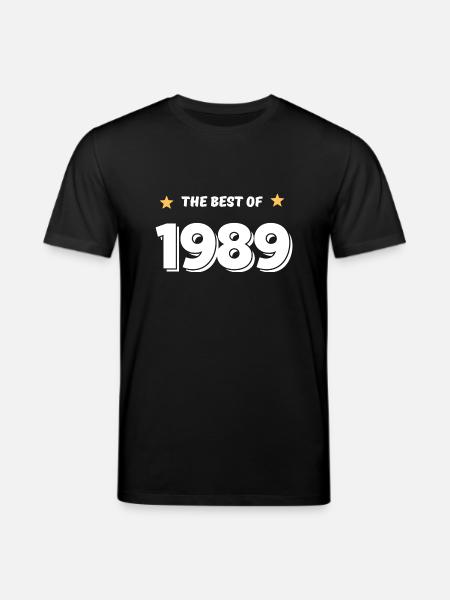Best of 1989 - Stanley/Stella CREATOR Unisex Organic T-Shirt - black