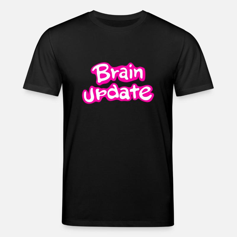Brain Update Comic Font Pink. - Stanley/Stella CREATOR Unisex Organic T-Shirt - black