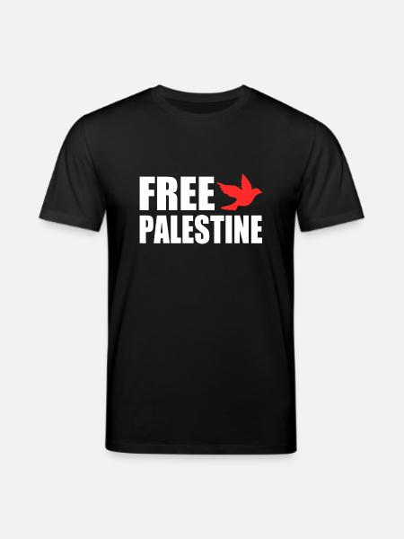 Free palestine - Stanley/Stella CREATOR Unisex Organic T-Shirt - black