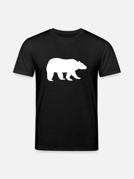 Eisbär - Stanley/Stella Unisex Bio-T-Shirt CREATOR - Schwarz