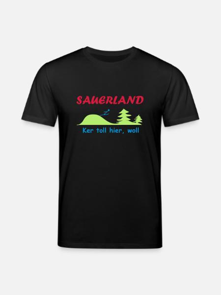 Sauerland - Stanley/Stella Unisex Bio-T-Shirt CREATOR  - Schwarz