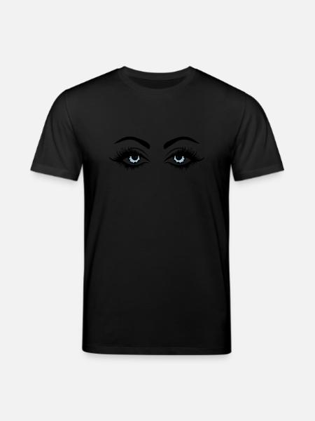 eyes design - Stanley/Stella Unisex Bio-T-Shirt CREATOR  - Schwarz