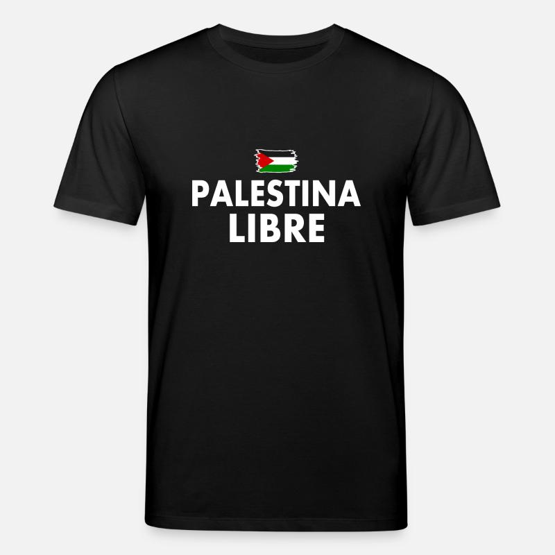 palestina libre - Stanley/Stella Unisex Bio-T-Shirt CREATOR  - Schwarz