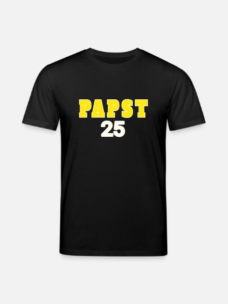 Pope 25 - Stanley/Stella CREATOR Unisex Organic T-Shirt - black