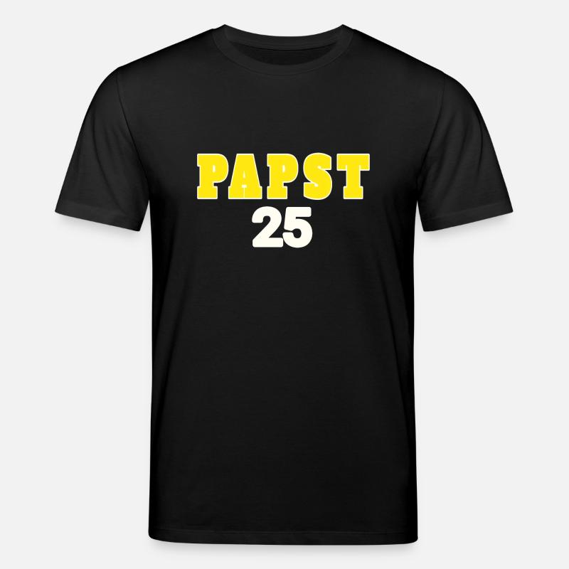 papst 25 - Stanley/Stella Unisex Bio-T-Shirt CREATOR  - Schwarz