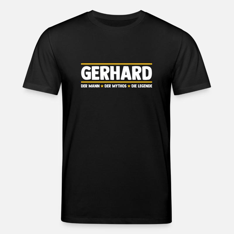 Gerhard - T-shirt bio CREATOR Stanley/Stella Unisexe - noir