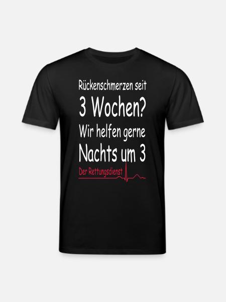 Rettungsdienst der Klassiker - Stanley/Stella Unisex Bio-T-Shirt CREATOR  - Schwarz