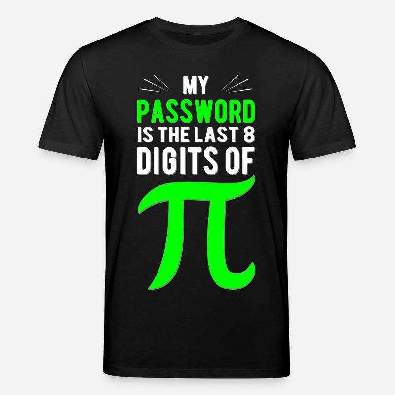 Passwort ist Pi Ziffern - Stanley/Stella Unisex Bio-T-Shirt CREATOR  - Schwarz