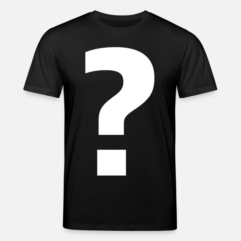 Point d’interrogation | curiosité élégante - T-shirt bio CREATOR Stanley/Stella Unisexe - noir