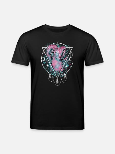 Ram Sterrenbeeld - Stanley/Stella Uniseks bio-T-Shirt CREATOR  - zwart