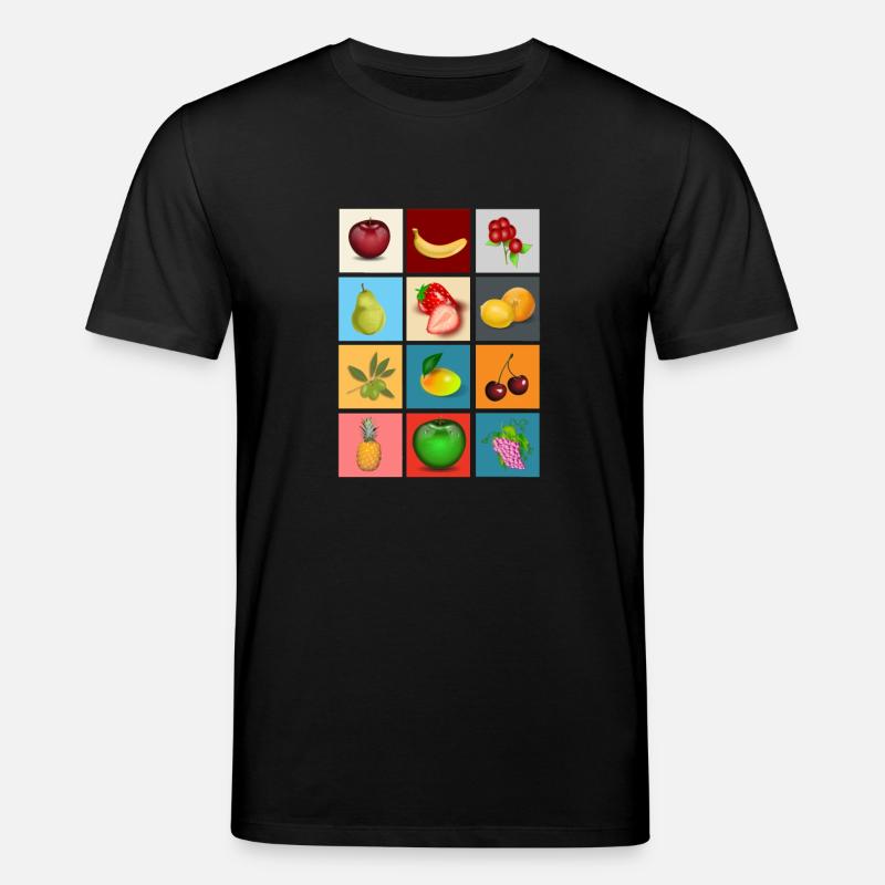 fruits - Stanley/Stella Unisex Bio-T-Shirt CREATOR  - Schwarz