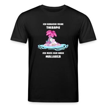 Therapie Einhorn Mallorca - Stanley/Stella Unisex Bio-T-Shirt CREATOR  - Schwarz - Vorne - Alina (178cm) & Michal (187cm)