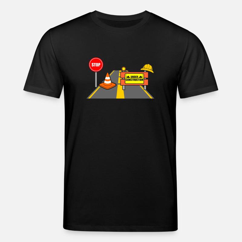 Baustelle - Stanley/Stella Unisex Bio-T-Shirt CREATOR  - Schwarz