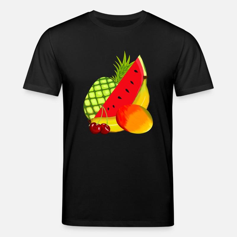 Obst Frucht exotisch Früchte - Stanley/Stella Unisex Bio-T-Shirt CREATOR  - Schwarz