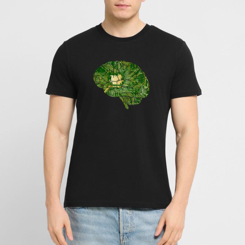 Brain - Computer Board - Artificial Intelligence Stanley/Stella CREATOR Unisex Organic T-Shirt