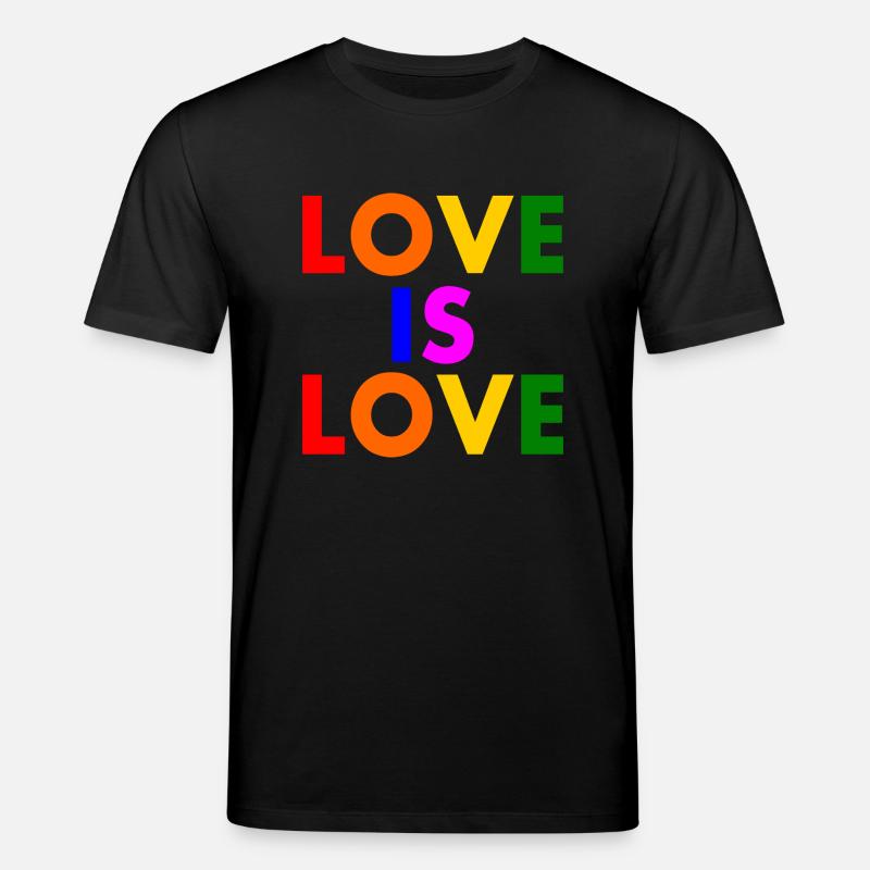 Love is love - Stanley/Stella Unisex Bio-T-Shirt CREATOR  - Schwarz