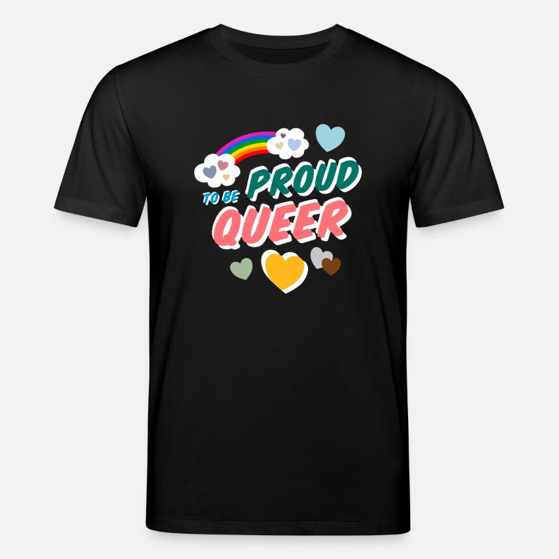 Fier d’être queer - T-shirt bio CREATOR Stanley/Stella Unisexe - noir