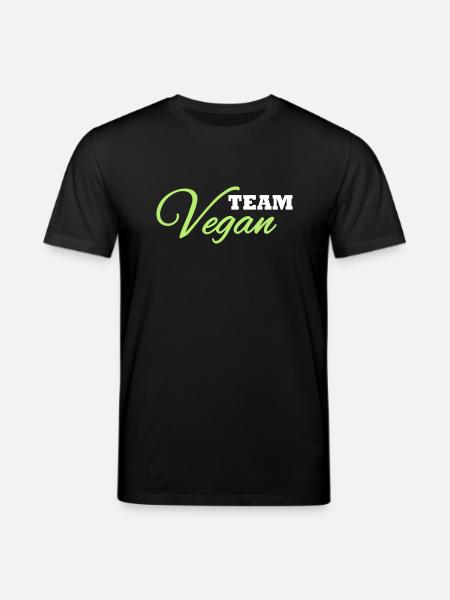 Team Vegan - Stanley/Stella CREATOR Unisex Organic T-Shirt - black