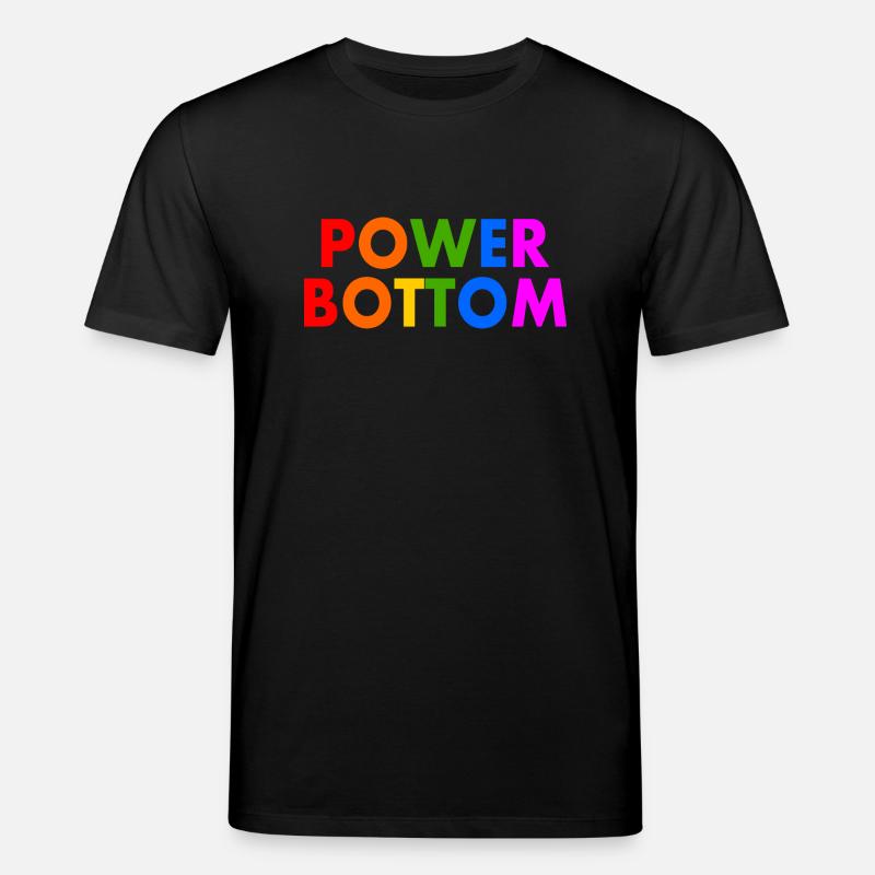 Power bottom - Stanley/Stella Unisex Bio-T-Shirt CREATOR  - Schwarz