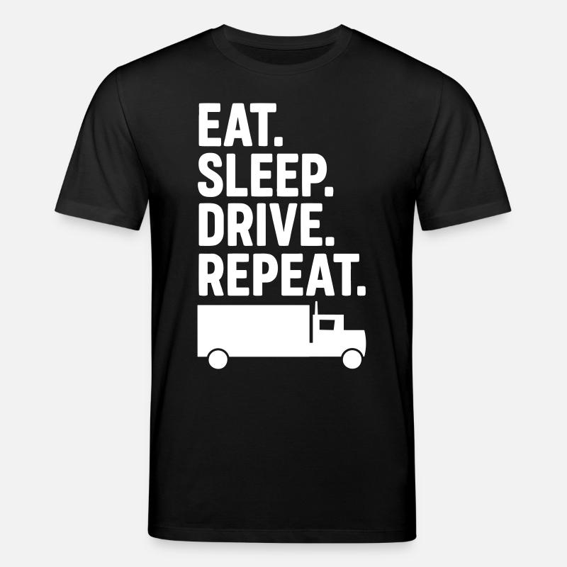Chauffeur routier Camion Routier - T-shirt bio CREATOR Stanley/Stella Unisexe - noir