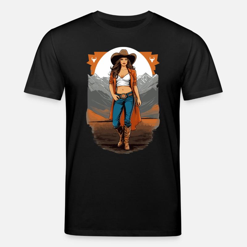 Fille du Texas - T-shirt bio CREATOR Stanley/Stella Unisexe - noir