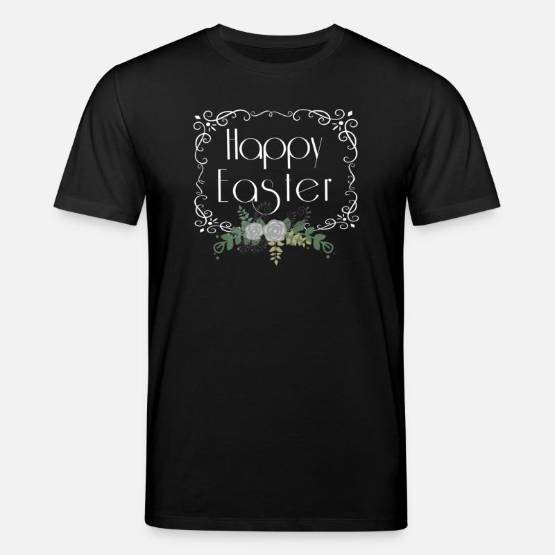 Happy Easter - Stanley/Stella Unisex Bio-T-Shirt CREATOR  - Schwarz