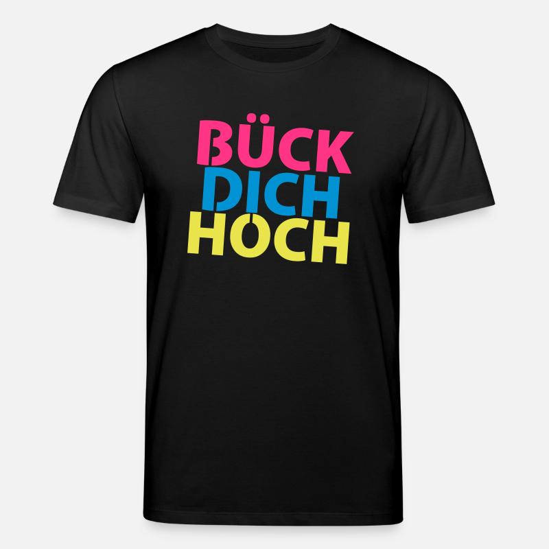 Bück dich hoch! - Stanley/Stella Unisex Bio-T-Shirt CREATOR  - Schwarz