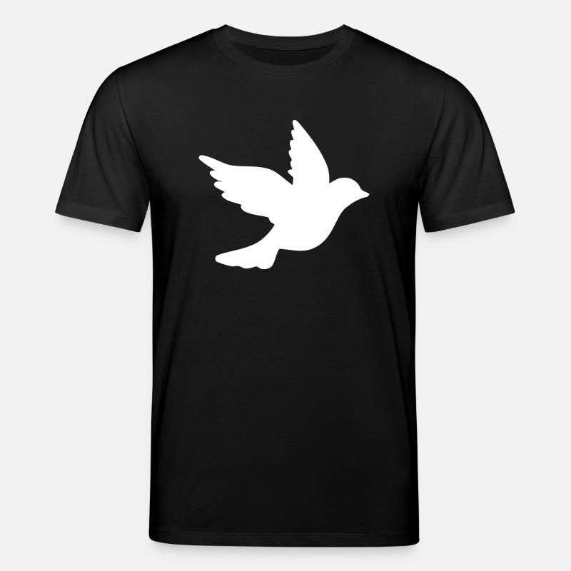 Frieden taube - Stanley/Stella Unisex Bio-T-Shirt CREATOR  - Schwarz