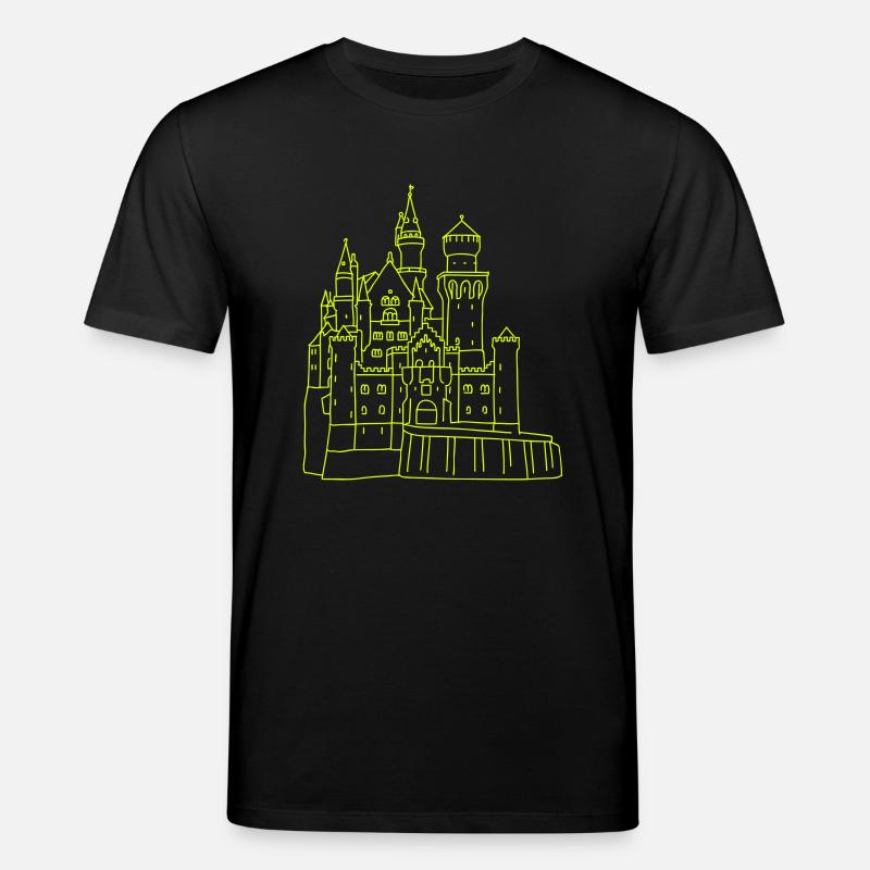Château de Neuschwanstein - T-shirt bio CREATOR Stanley/Stella Unisexe - noir