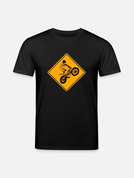 Trial Road Sign - Stanley/Stella Unisex Bio-T-Shirt CREATOR - Schwarz