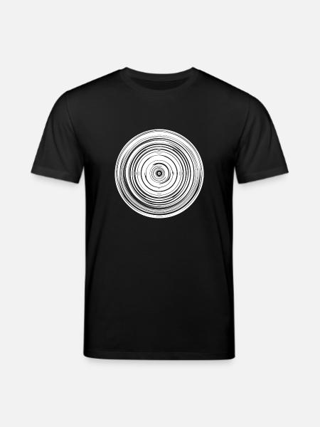 Geometric Circles Figure Shape - Stanley/Stella CREATOR Unisex Organic T-Shirt - black