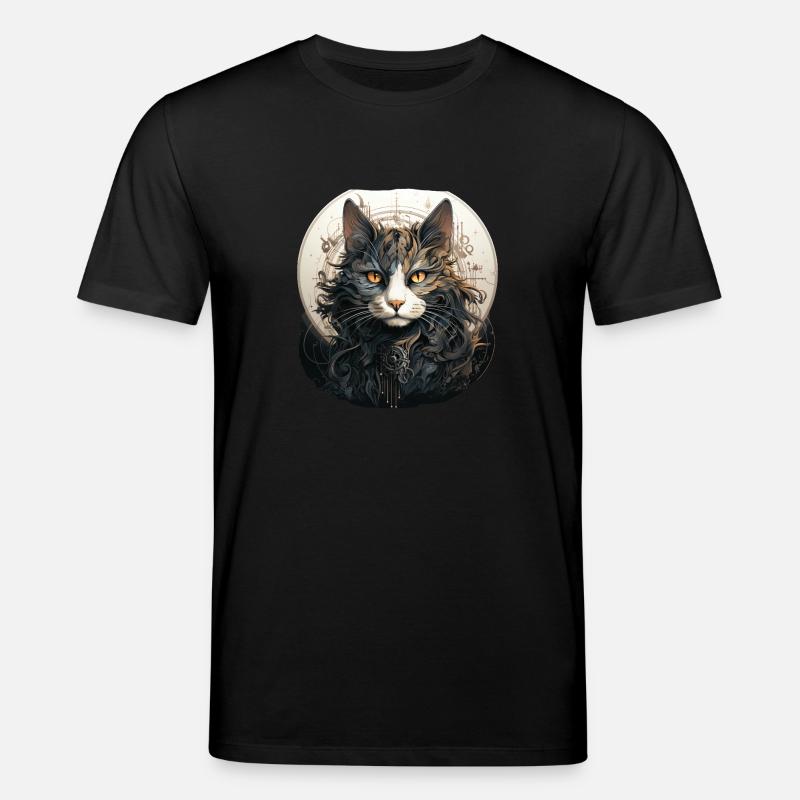 Katze - Stanley/Stella Unisex Bio-T-Shirt CREATOR - Schwarz