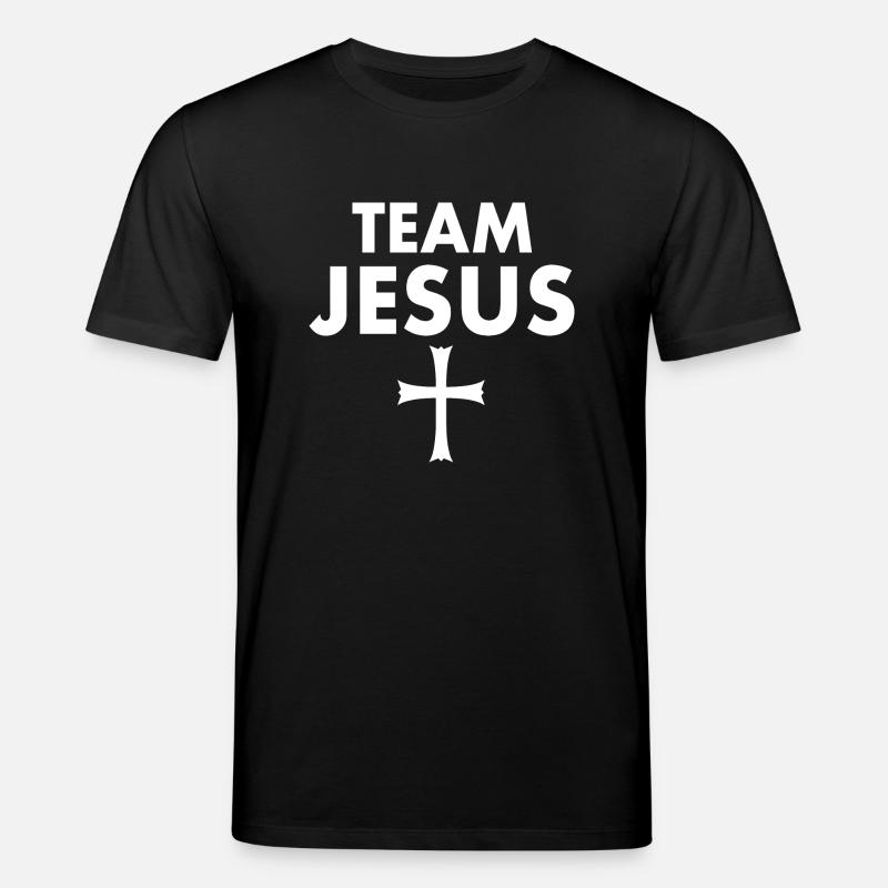 Team jesus kreuz - Stanley/Stella Unisex Bio-T-Shirt CREATOR  - Schwarz