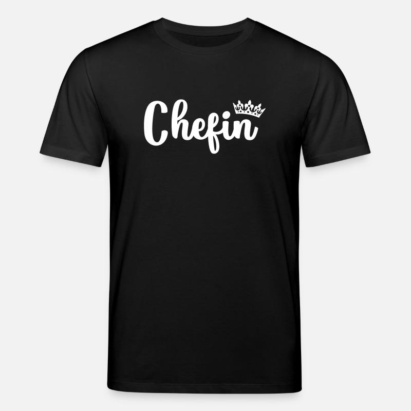 Chefin - Stanley/Stella Unisex Bio-T-Shirt CREATOR  - Schwarz