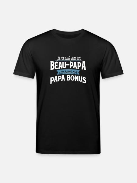 Papa bonus cadeau - T-shirt bio CREATOR Stanley/Stella Unisexe - noir