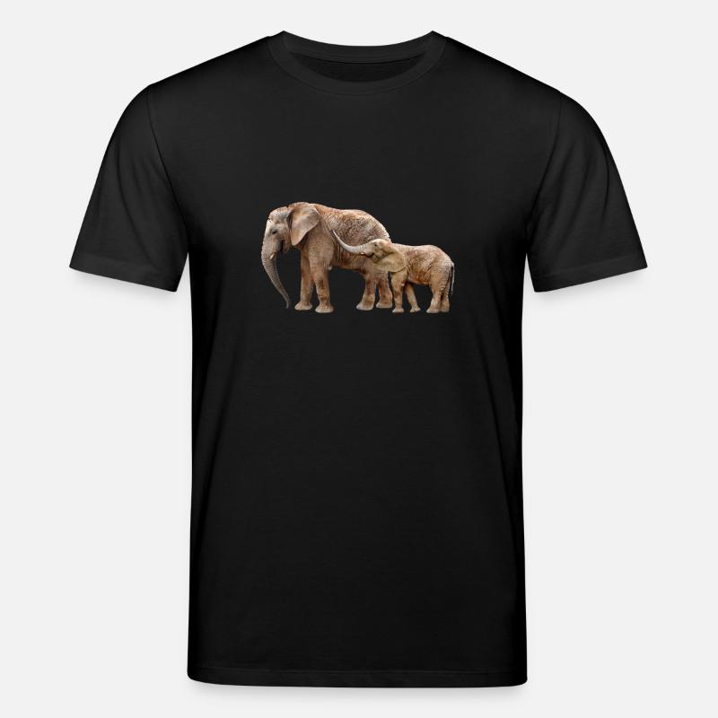 Éléphant - T-shirt bio CREATOR Stanley/Stella Unisexe - noir