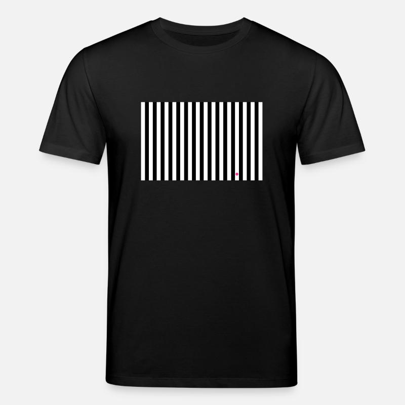 rayé noir et blanc - T-shirt bio CREATOR Stanley/Stella Unisexe - noir