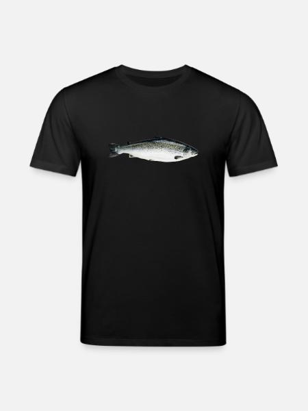 salmon - Stanley/Stella CREATOR Unisex Organic T-Shirt - black