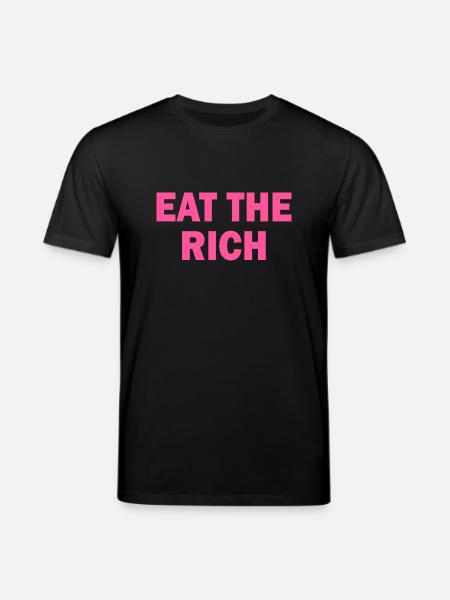 Eat the rich - Stanley/Stella CREATOR Unisex Organic T-Shirt - black