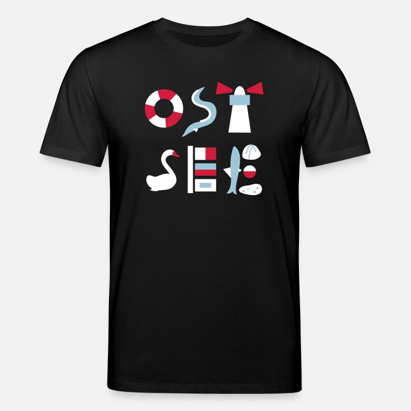 Ostsee - Stanley/Stella Unisex Bio-T-Shirt CREATOR  - Schwarz