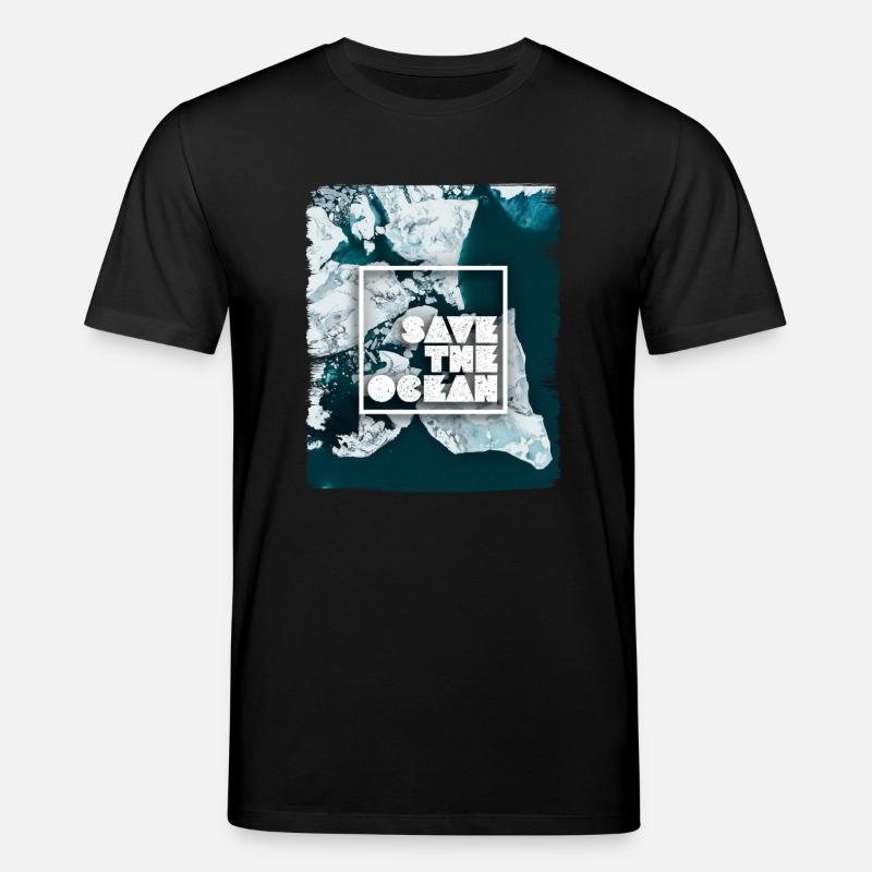 SAVE THE OCEAN - Stanley/Stella Unisex Bio-T-Shirt CREATOR  - Schwarz