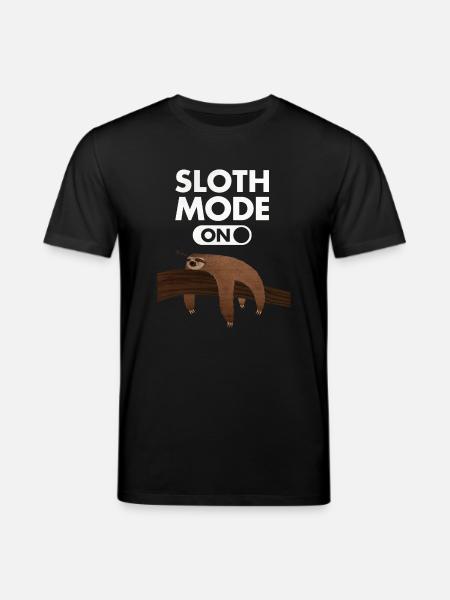 Sloth Mode (On) - Stanley/Stella Unisex Bio-T-Shirt CREATOR - Schwarz